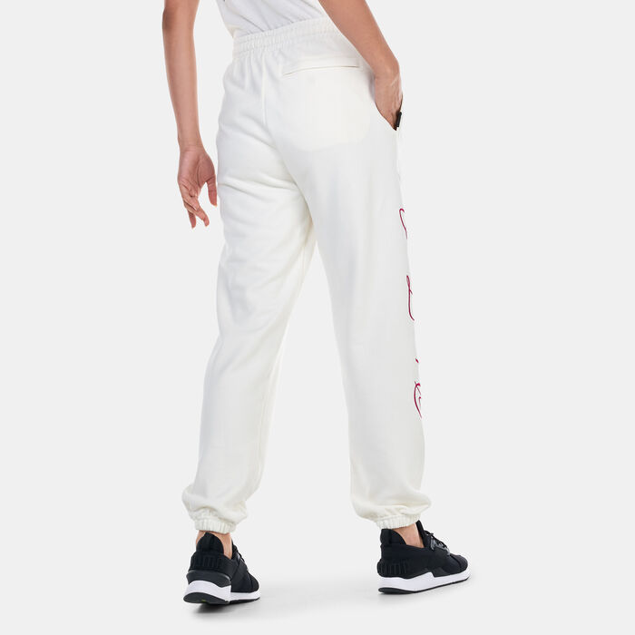 بوما بنطال x بالم تري كرو للرجال أبيض image number 1