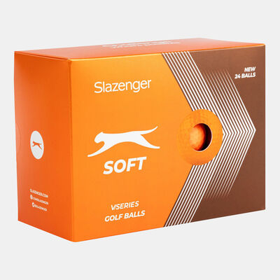 SDSL كرات الجولف V سيريس سوفت (24 قطعة) برتقالي