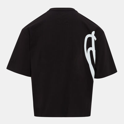 اي ايه 7 امبوريو ارماني تيشيرت ترين 7 جرافيك للرجال أسود