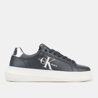 كالفن كلاين حذاء تشنكي ليذر للنساء أسود