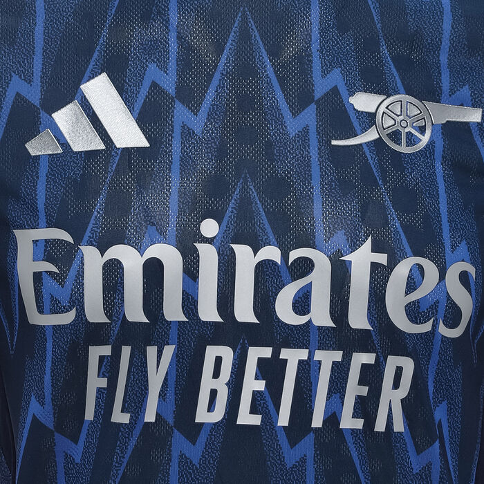 اديداس تيشيرت كرة القدم أرسنال 25/26 أواي الأصلي للرجال أزرق image number 2