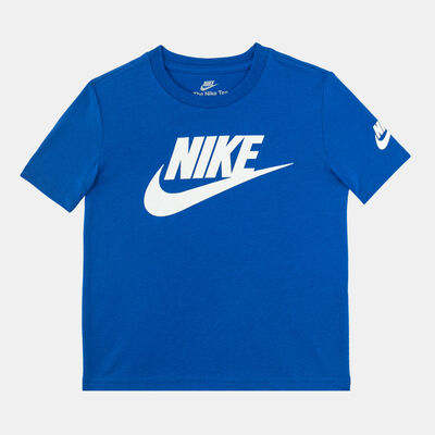 نايكي تيشيرت فيوتورا إيفرجرين للأطفال أزرق