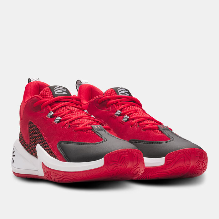 اندر ارمر حذاء كرة السلة كاري 3Z 25 SDE أحمر image number 1