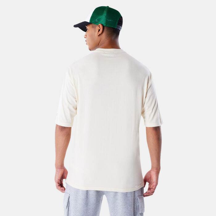 نيو ايرا تيشيرت ان-بي-ايه بوسطن سيلتيكس سكريبت للرجال بيج image number 1