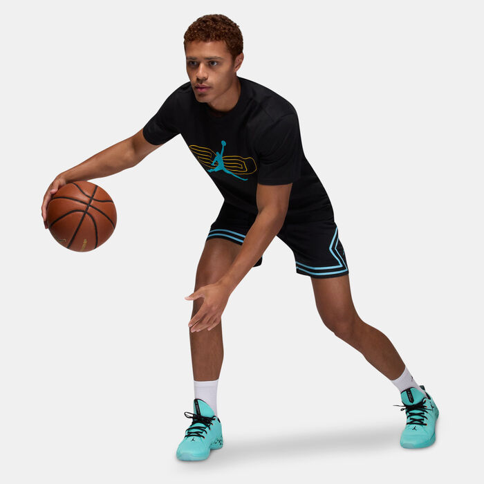 جوردن شورت دراي-فت سبورت دايموند للرجال أسود image number 2