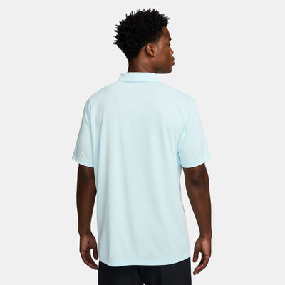 نايكي نايكي-كورت دراي-فت تيشيرت بولو للتنس للرجال أزرق
