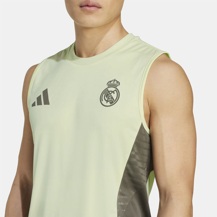 اديداس تيشيرت ريال مدريد تيرو 25 كومبتيشن لتمرين كرة القدم للرجال أخضر image number 4