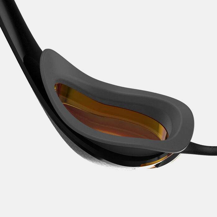 سبيدو نظارات السباحة فاست-سكين بيور فوكس ميرير أسود image number 3