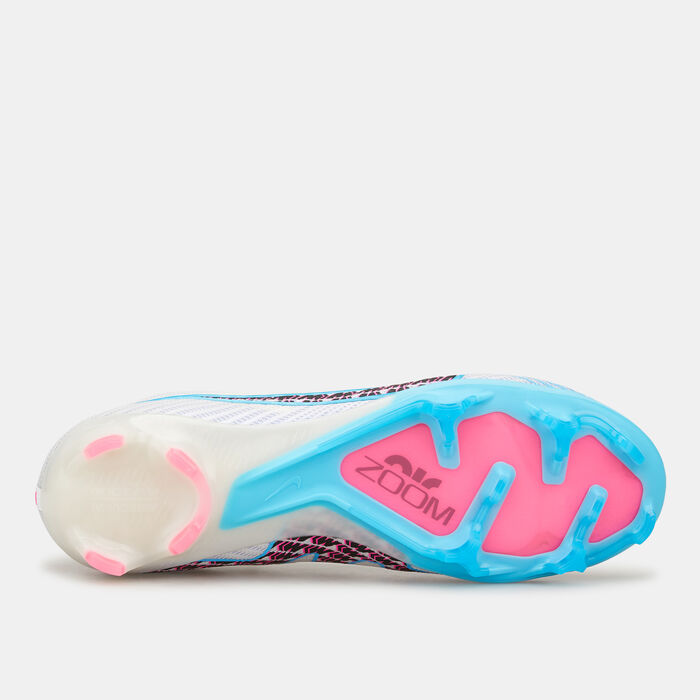 نايكي حذاء كرة القدم زوم ميركوريال سوبرفلاي 9 ايليت لملاعب العشب الطبيعي للرجال أبيض image number 4