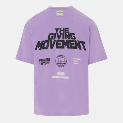 ذا چيفينج موڤمنت تيشيرت بنمط مطبوع للرجال بنفسجي