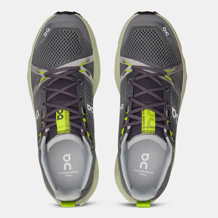 اون حذاء الجري كلاودسيرفر تريل للرجال رمادي image number 4