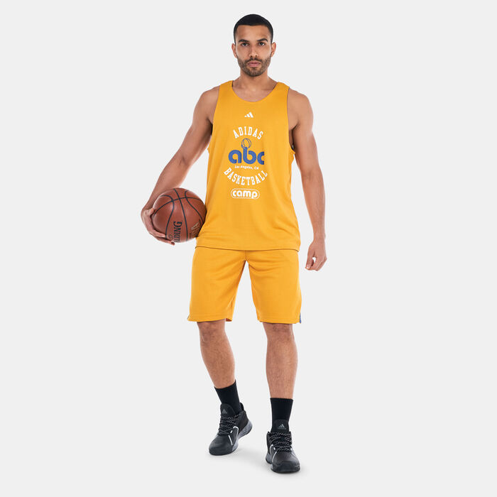 اديداس تيشيرت كرة السلّة سيليكت سمر كامب للرجال برتقالي image number 2