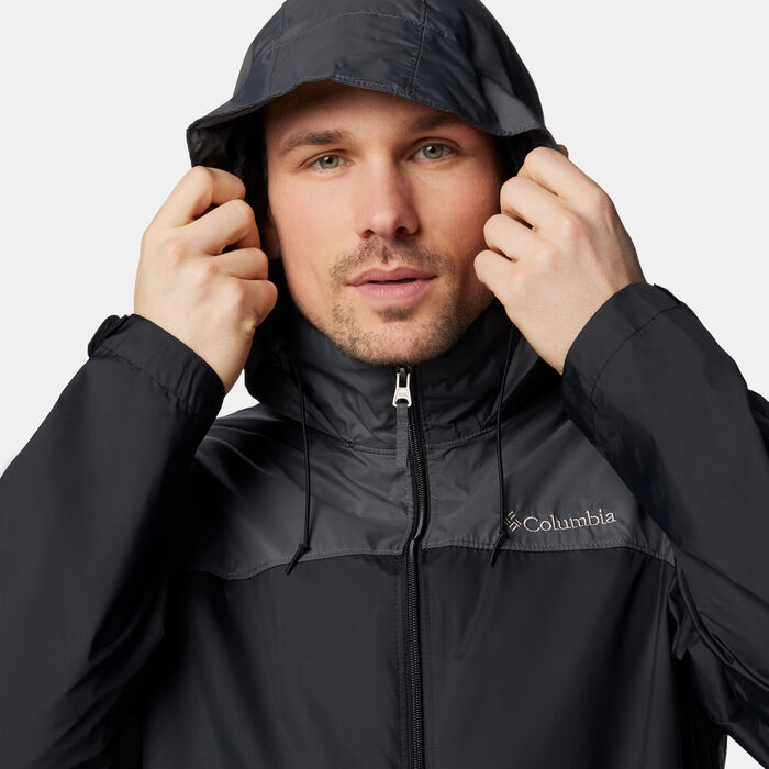 كولومبيا جاكيت المطر جليناكر ليك للرجال أسود image number 3