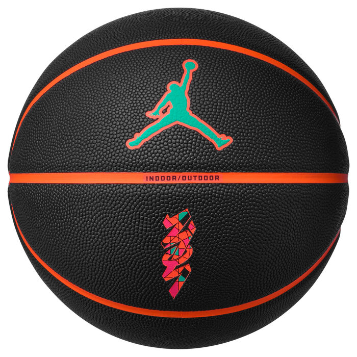 جوردن زايون اول-كورت 8P كرة السلة (مفرغة من الهواء) أسود image number 0