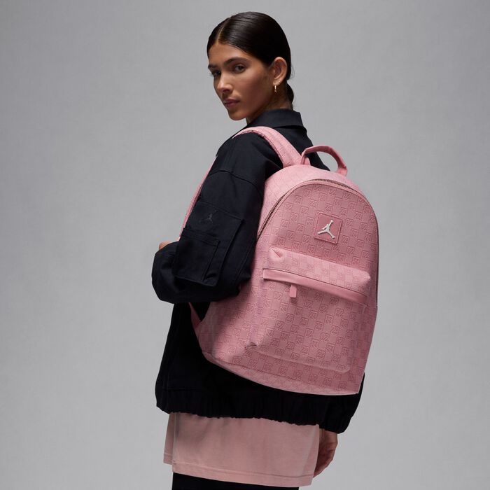 جوردن حقيبة الظهر مونوجرام حقيبة الظهر وردي image number 0