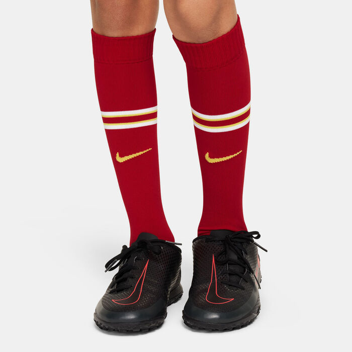 نايكي طقم كرة القدم ليفربول دراي-فِت ستيديوم الأساسي للاطفال - 2024/25 أحمر image number 5