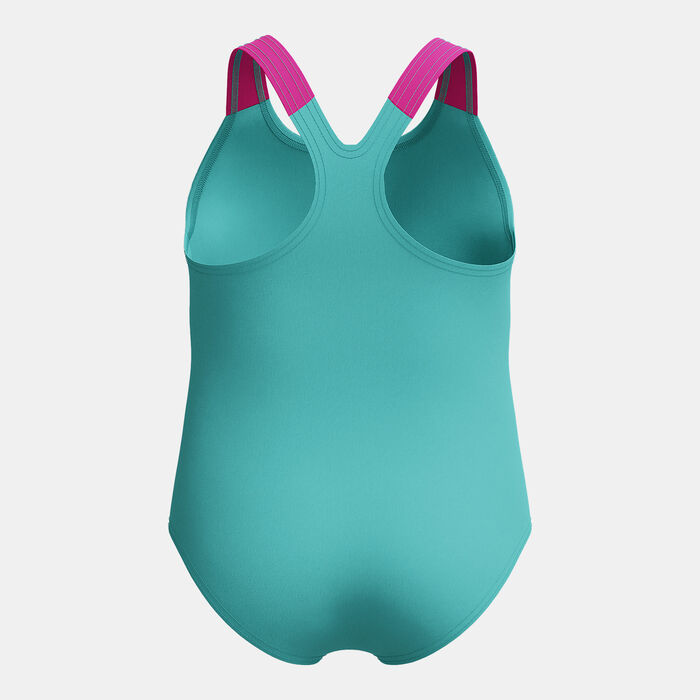 سبيدو بدلة السباحة برينتد من قطعة واحدة للأطفال أزرق image number 1