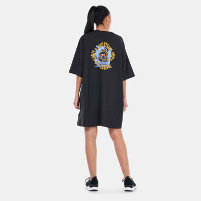 بوما فستان داونتاون جرافيك للنساء أسود