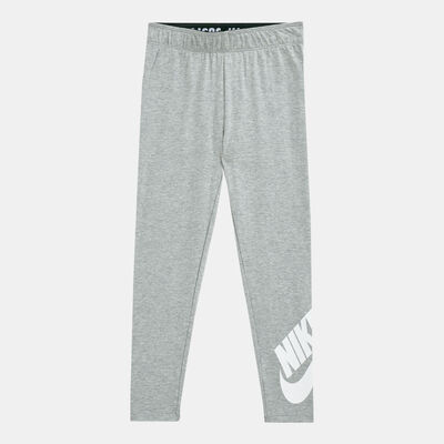 نايكي بنطال ضيق ليقنز سبورتسوير ليج ايه سي لوجو للاطفال الصغار رمادي
