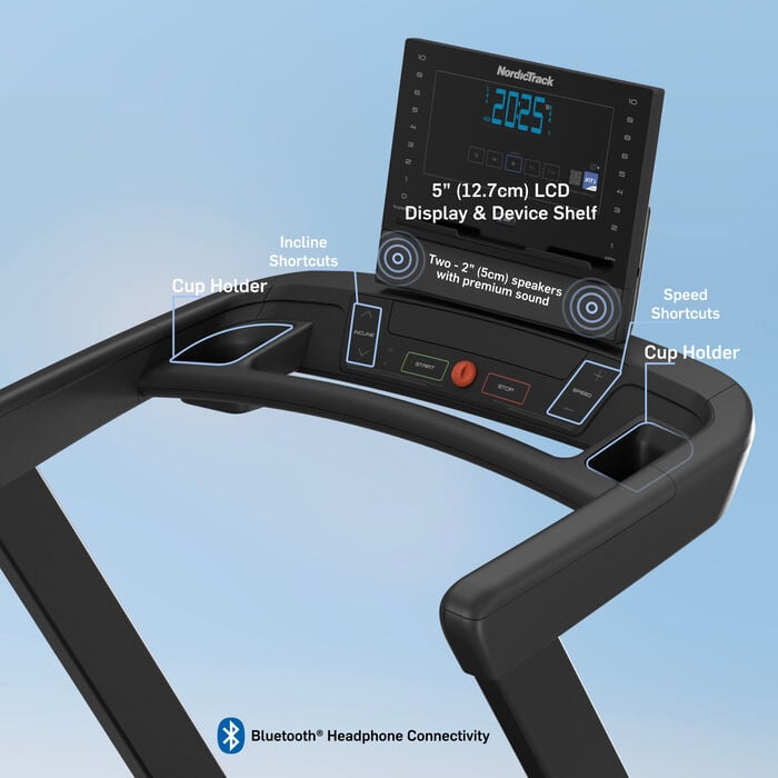 نورديك تراك جهاز المشي T سيريس 7 أسود image number 2