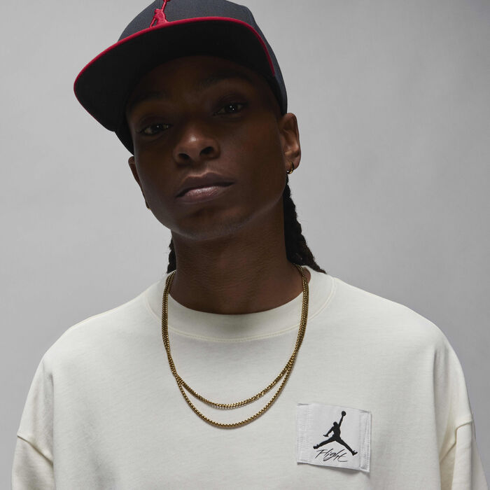 جوردن فلايت اسنشالز تيشيرت اوفرسايزد للرجال أبيض image number 2