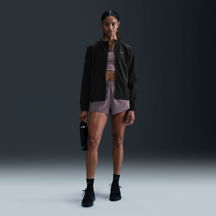 نايكي جاكيت الجري سويفت ريبل باكبل للنساء أسود image number 3