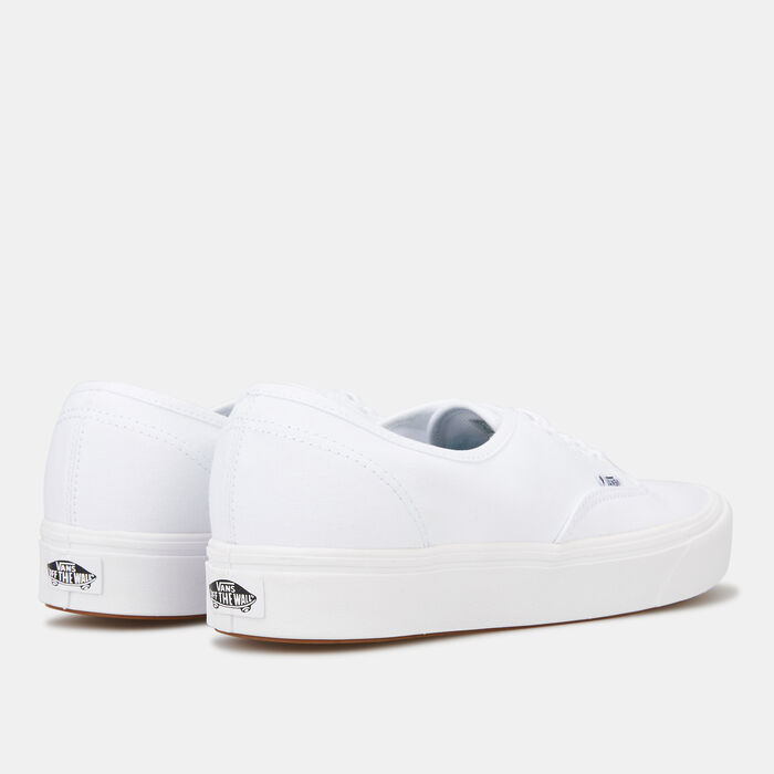 فانس حذاء هاف بيج تشيكر كومفي كوش اوثنتيك للرجال و النساء أبيض image number 3