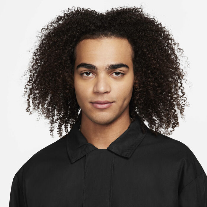 نايكي لايف جاكيت واكسد كانفاس وورك للرجال أسود image number 2