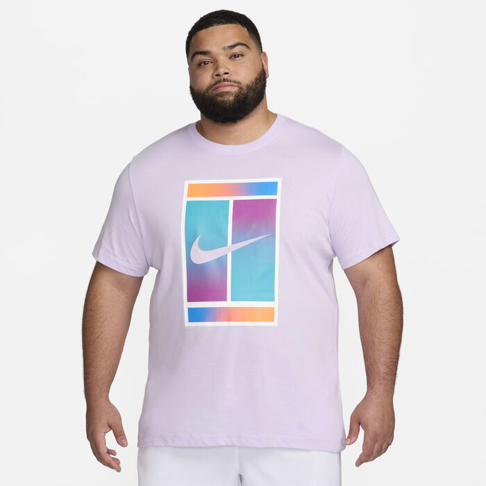 نايكي نايكي-كورت دراي-فت تيشيرت التنس للرجال وردي image number 4