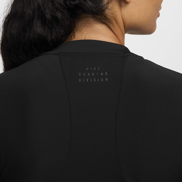 نايكي رانينج ديفجن تيشيرت الجري دراي-فت بأكمام طويلة للنساء أسود image number 5
