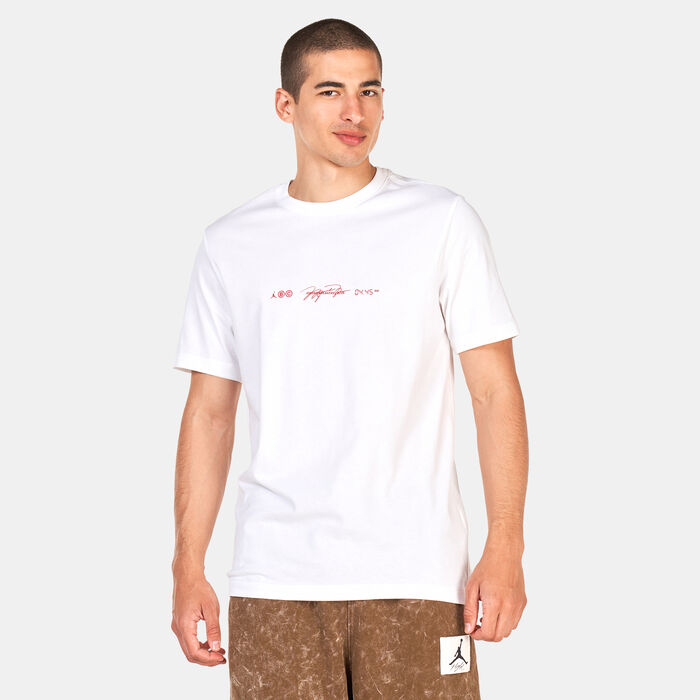 جوردن تيشيرت سبورت جرافيك للرجال أبيض image number 0