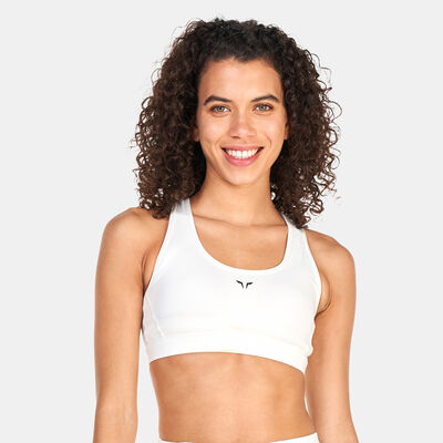 سكوات وولف صدرية رياضية اسينشال ميد- امباكت للنساء أبيض