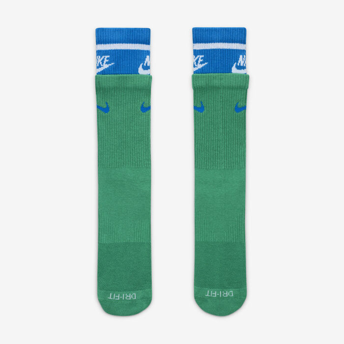 نايكي افريداي بلس جوارب مبطّنة كرو (زوج واحد) أخضر image number 1