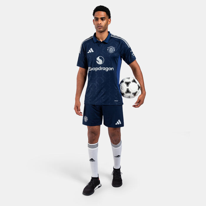 اديداس تيشيرت كرة القدم مانشستر يونايتد 24/25 الاحتياطي ربليكا للرجال أزرق image number 2