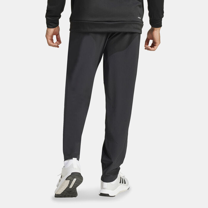 اديداس بنطال التمرين جيم+ للرجال أسود image number 1