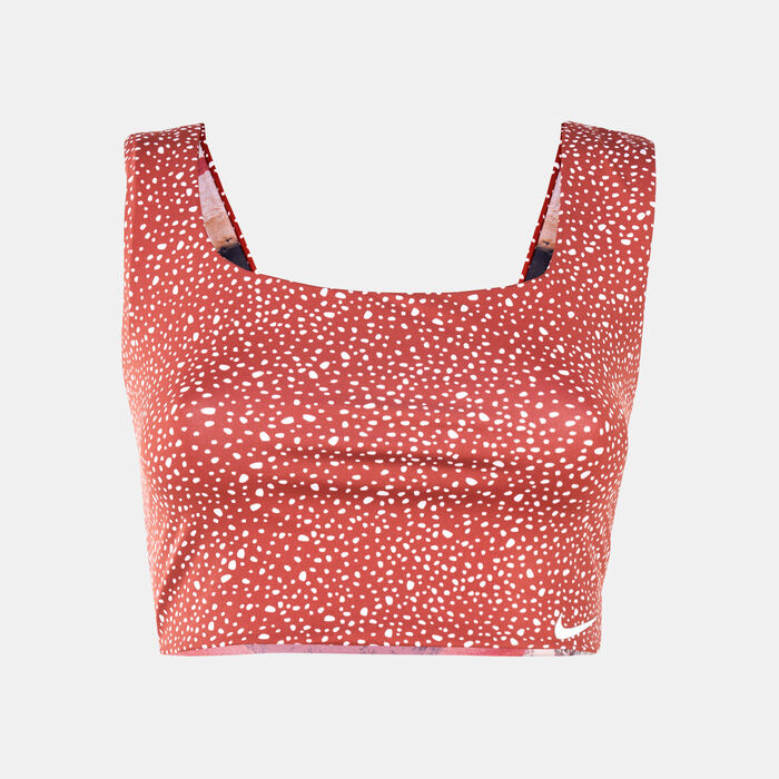 نايك سويم تيشيرت سويم ادفنتشر ريفيرسبل كروب للنساء أحمر image number 0