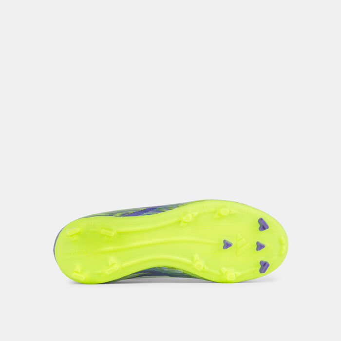اديداس حذاء كرة القدم F50 ليج لملاعب العشب الطبيعي/المتعدد للأطفال بنفسجي image number 3