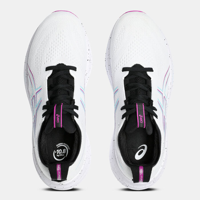 اسيكس حذاء الجري جل نيمبوس 26 للنساء أبيض image number 3