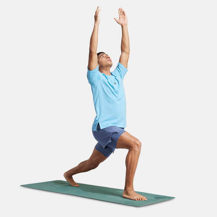 اديداس تيشيرت اليوغا للرجال أزرق image number 5