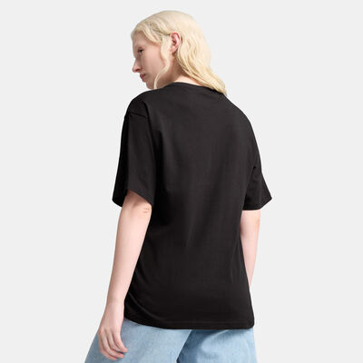 بوما تيشيرت إسينشالز نمبر 1 لوجو للنساء أسود