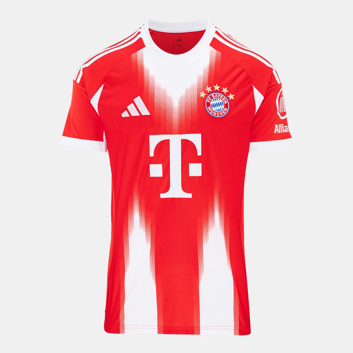 اديداس تيشيرت كرة القدم بايرن ميونخ 25/26 هوم ريبليكا للرجال أحمر image number 0