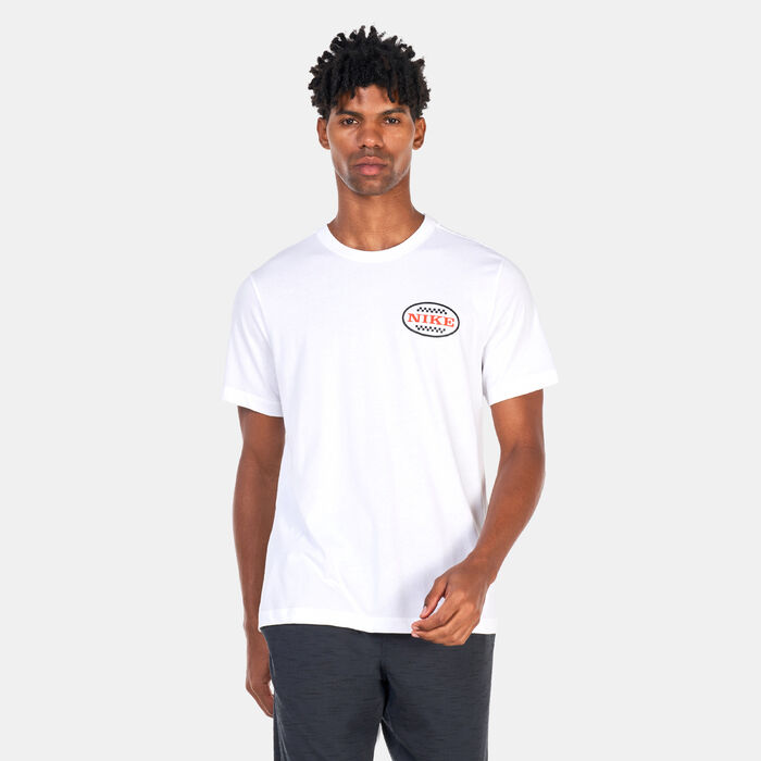 نايكي تيشيرت بودي شوب دراي-فت فتنس للرجال أبيض image number 0