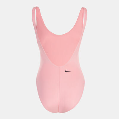 نايك سويم بدلة سباحة يو باك للنساء (قطعة واحدة) أحمر