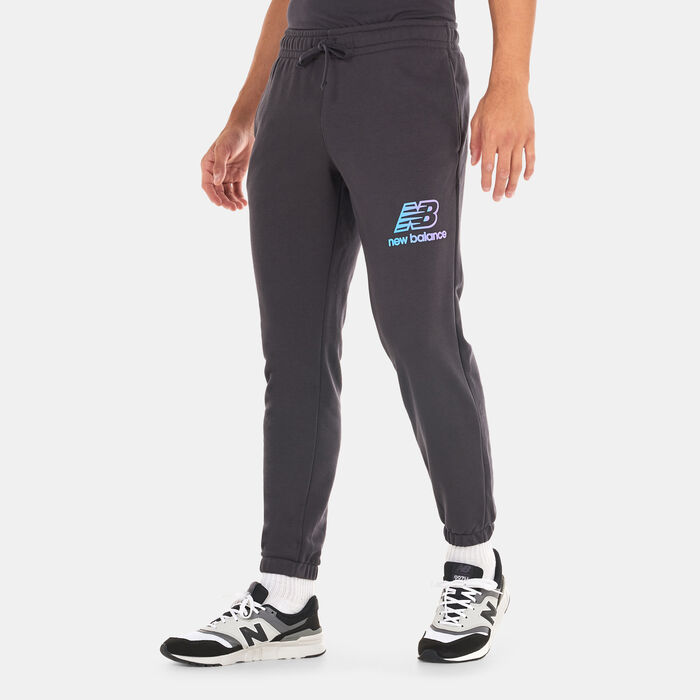 نيو بالانس بنطال ايسنشالز باف برينت للرجال رمادي image number 0