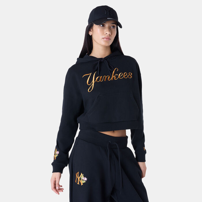 نيو ايرا هودي ام ال بي نيويورك يانكيز للنساء أسود image number 0