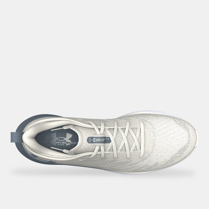 اندر ارمر حذاء الجري فيلوسيتي 3 بريز للرجال أبيض image number 4