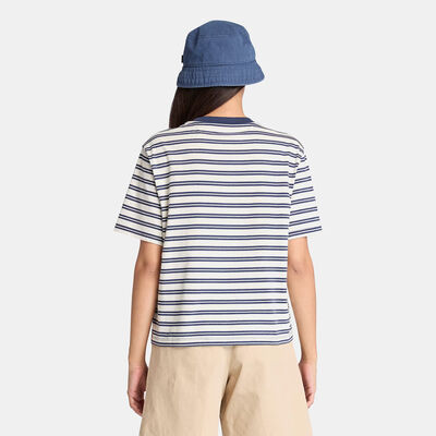 تمبرلاند تيشيرت دانستان للنساء أزرق