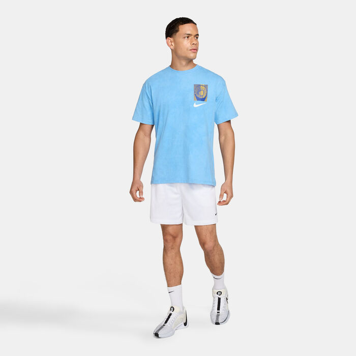 نايكي شورت كرة السلة دراي- فت مش للرجال أبيض image number 2