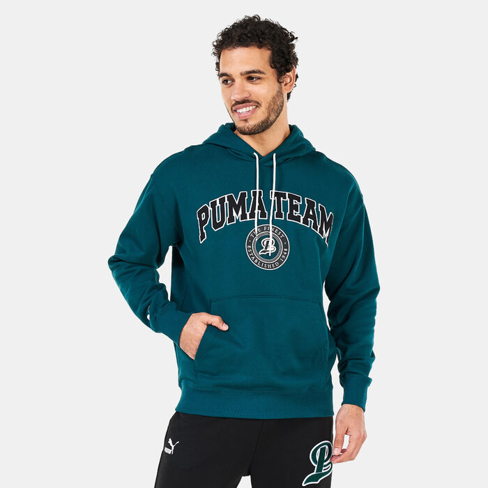 بوما هودي تيم للرجال أخضر image number 0