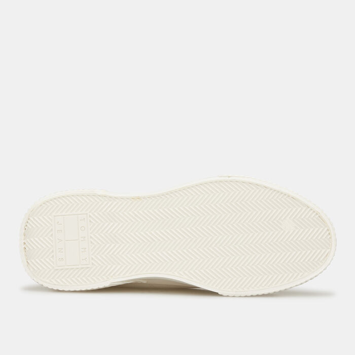 تومي هيلفيغر حذاء فولكانايزد بلاتفورم للنساء أبيض image number 3